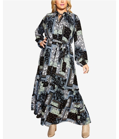 Printed Maxi Dress