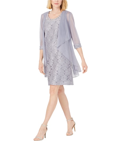 2 Piece Embellished Sheath Dress