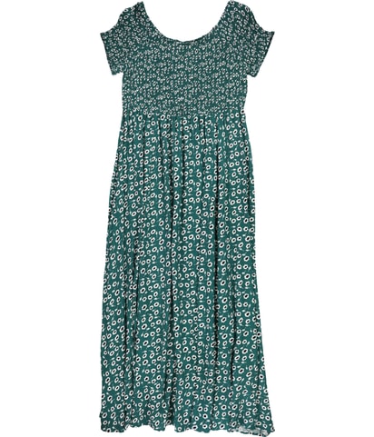 Printed A-line Dress