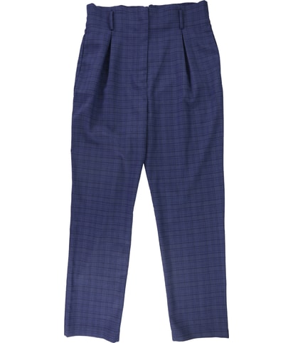 Paperbag Straight Leg Dress Pants
