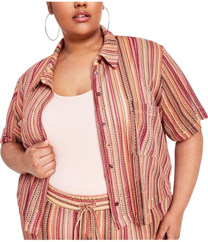 Crochet Button Up Shirt