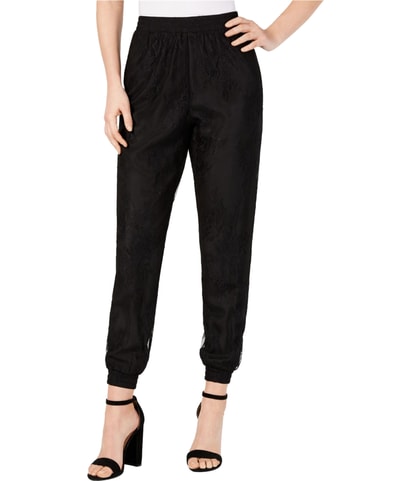 Lace Tapered Jogger Casual Pants