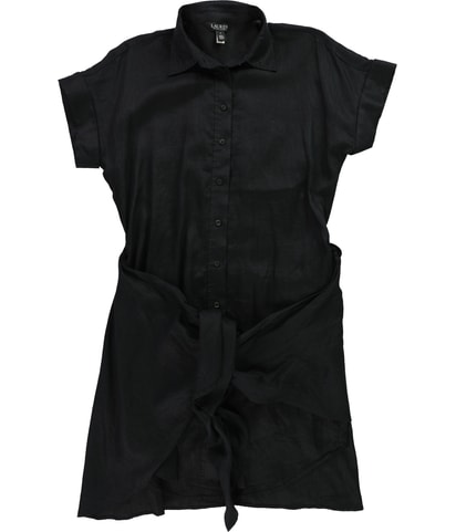 Tie Front Shirt Dress
