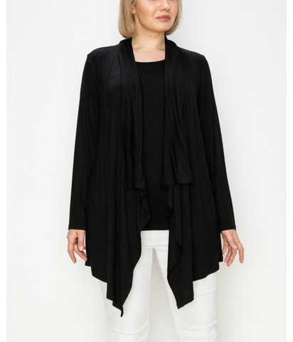Solid Flyaway Cardigan Sweater