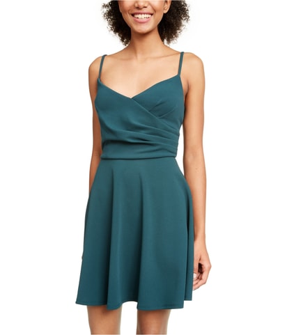 Rouched Fit & Flare Dress