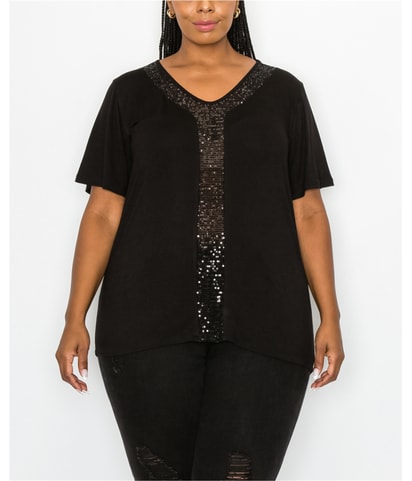 Sequined Inseet Embellished T-Shirt