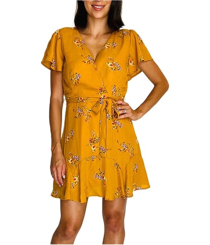 Floral Wrap Dress