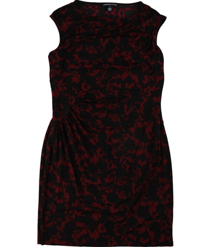 Floral-Print Sheath A-line Dress