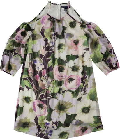 Living Floral Off-Shoulder Dress