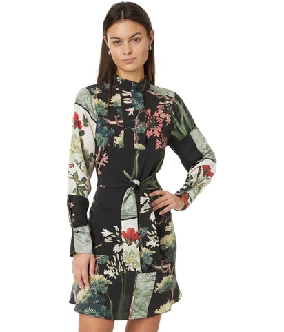 Winnieh Tie Waist Midi Dress