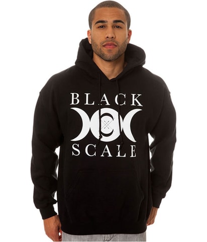 Black Scale The Lunarology Pullover Hoodie Sweatshirt