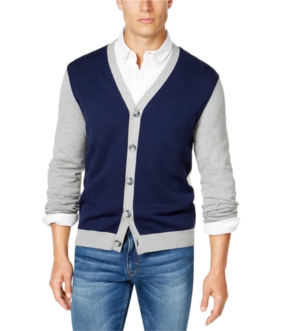 Colorblocked Cardigan Sweater