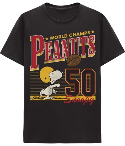 Snoopy Football Graphic T-Shirt