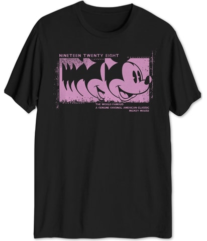 Mickey Head Stamp Graphic T-Shirt