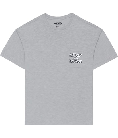 Mickey Friends Front Back Graphic T-Shirt