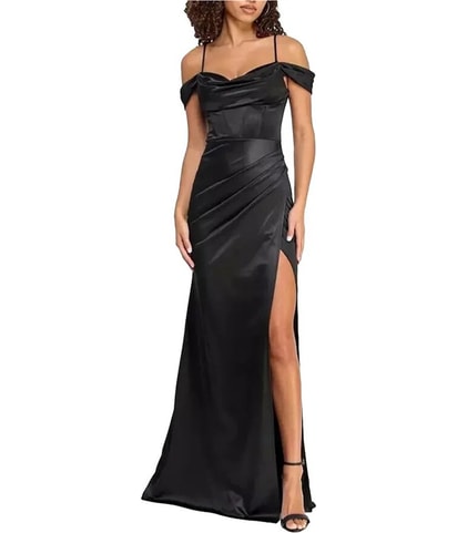 Long Evening Slit Maxi Dress