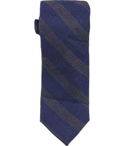 Wide Stripe Self-tied Necktie