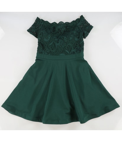 Lace Top Mini Dress