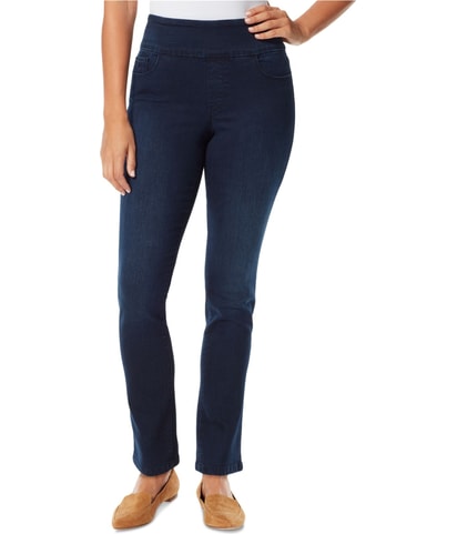 Amanda Pull On Regular Straight Leg Jeans