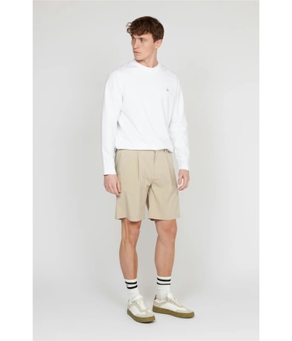 Solid Drawstring Casual Walking Shorts