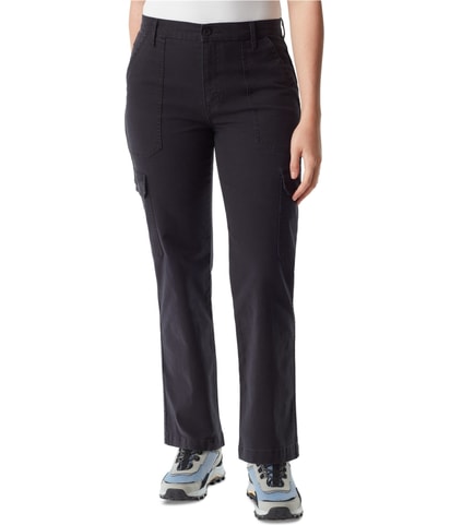 Straight-Leg Straight Leg Cargo Casual Pants