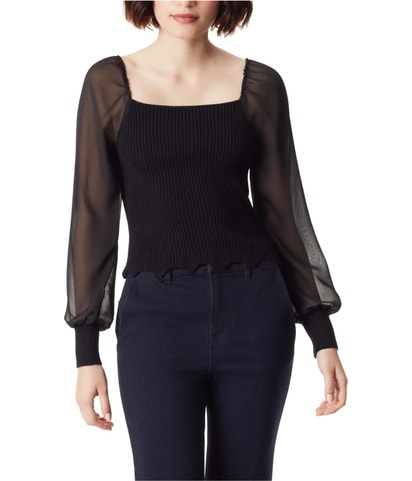 Chiffon Sleeve Shell Blouse