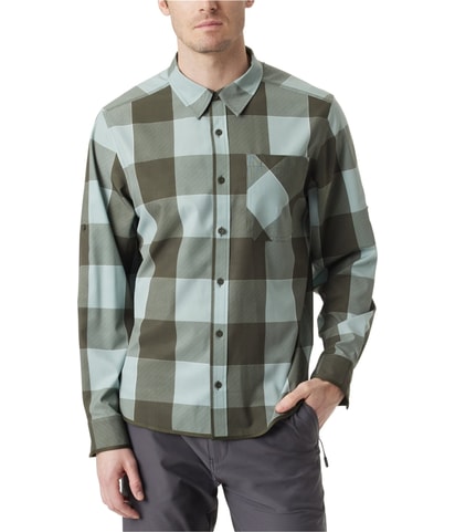 Plaid Long Sleeve Button Up Shirt