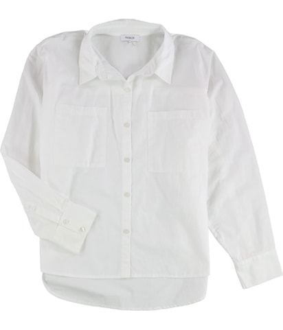 Buttoned Back Button Up Shirt