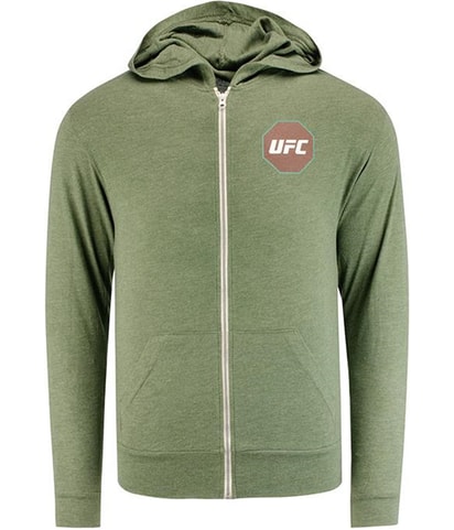 French Terry Full Zip Hoodie Sweatshirt