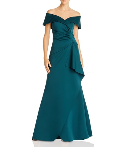 Off-The-Shoulder Off-Shoulder Gown Dress