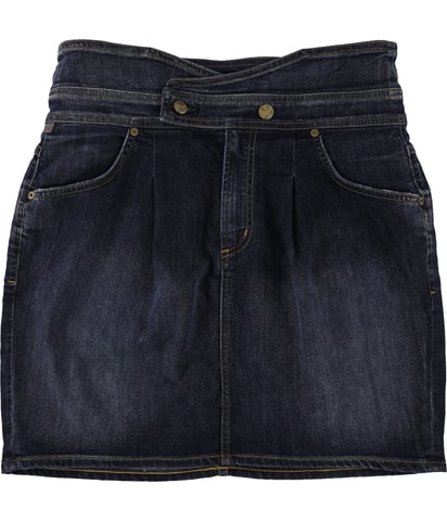 Pleated A-line Skirt