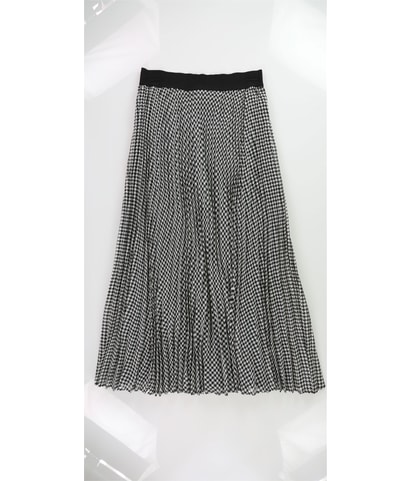 Two Tone Pleated Skirt