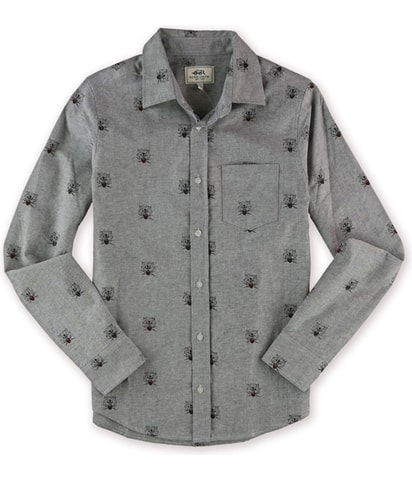 Hell Bent Allover Button Up Shirt
