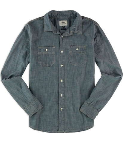 Crew Wash Chambray Button Up Shirt