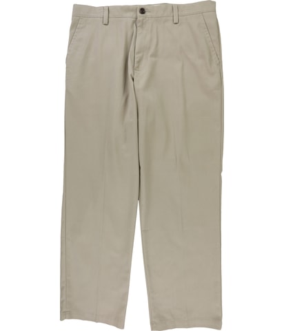 Stretch Easy Classic-Fit Straight Classic Khakis Casual Pants