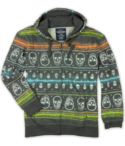 Neon Group Skull Print Hoodie Sweatshirt