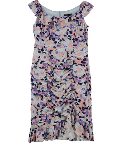 Floral Off The Shoulder Shift Dress
