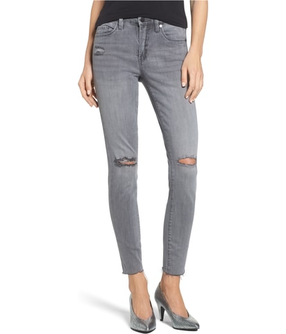 Mid-Rise Tapered Skinny Jeans