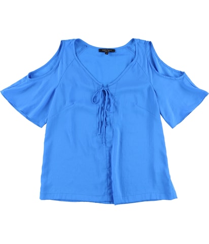 Cold-Shoulder Shell Blouse