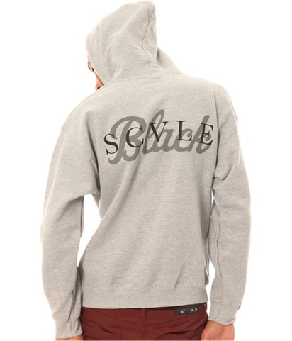 Black Scale The Rebel X Script X Logotype Hoodie Sweatshirt