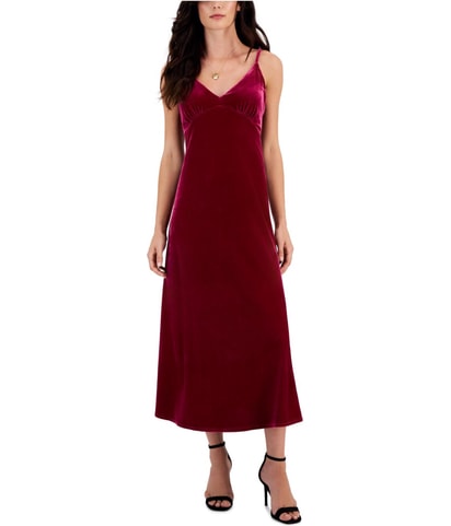Stretch Velvet Maxi Dress