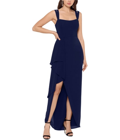 Ruffle Gown Dress