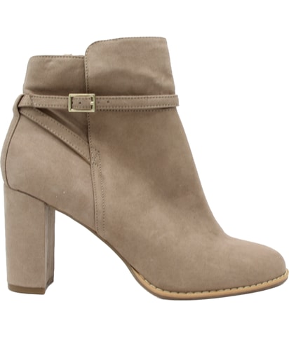 Solid Suede Bootie Boots