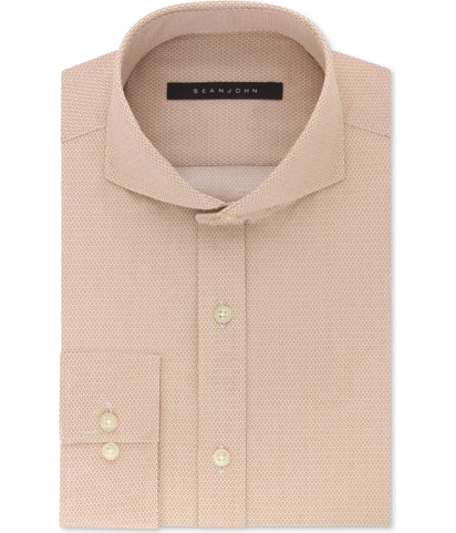 Printed Button Down Dress Shirt