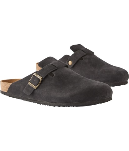 Closed Toe Buckle Slide Sandals