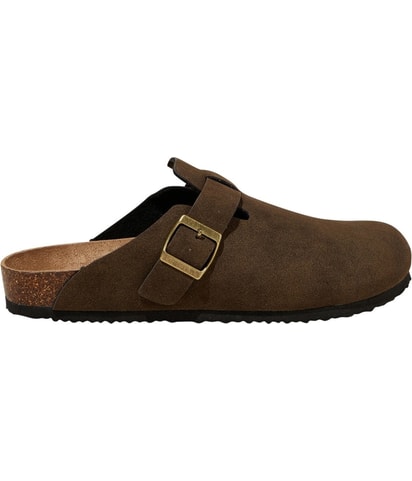 Closed Toe Buckle Slide Sandals