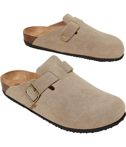Closed Toe Buckle Slide Clogs