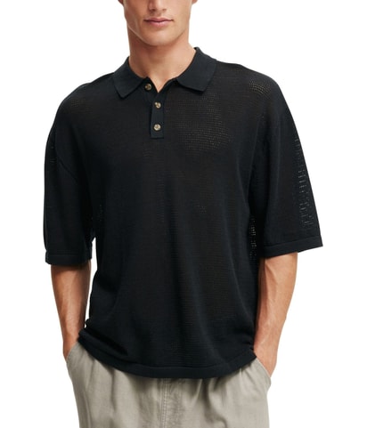 Knitted Polo Shirt