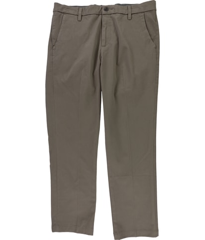 Button Front Tapered Slim Chino Casual Pants