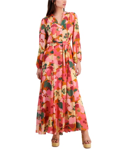 Belted Shirt Dress Midi Dress